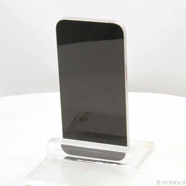 (中古)Apple iPhone15 Pro Max 256GB ナチュラルチタニウム MU6R3J/A SIMフリー(348-ud)