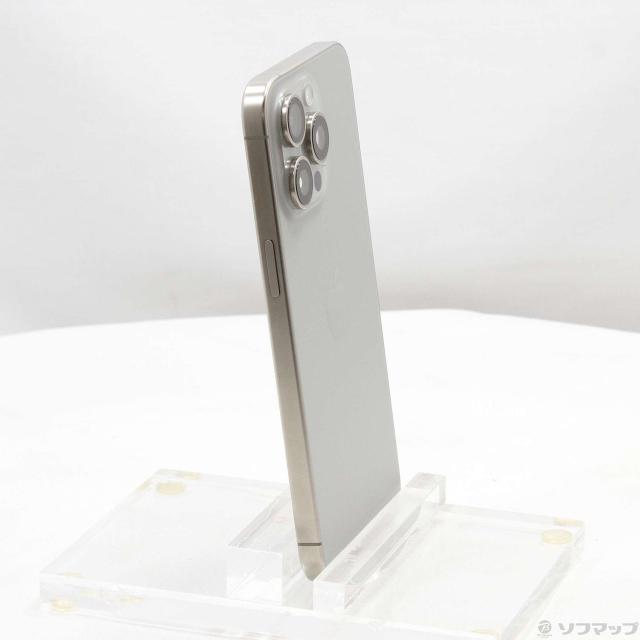 (中古)Apple iPhone15 Pro Max 256GB ナチュラルチタニウム MU6R3J/A SIMフリー(348-ud)
