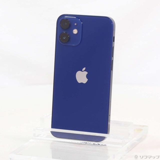 (中古)Apple iPhone12 mini 128GB ブルー MGDP3J/A SIMフリー(371-ud)