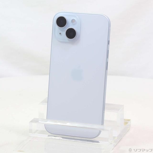 中古)Apple iPhone15 128GB ブルー MTML3J/A SIMフリー(258-ud