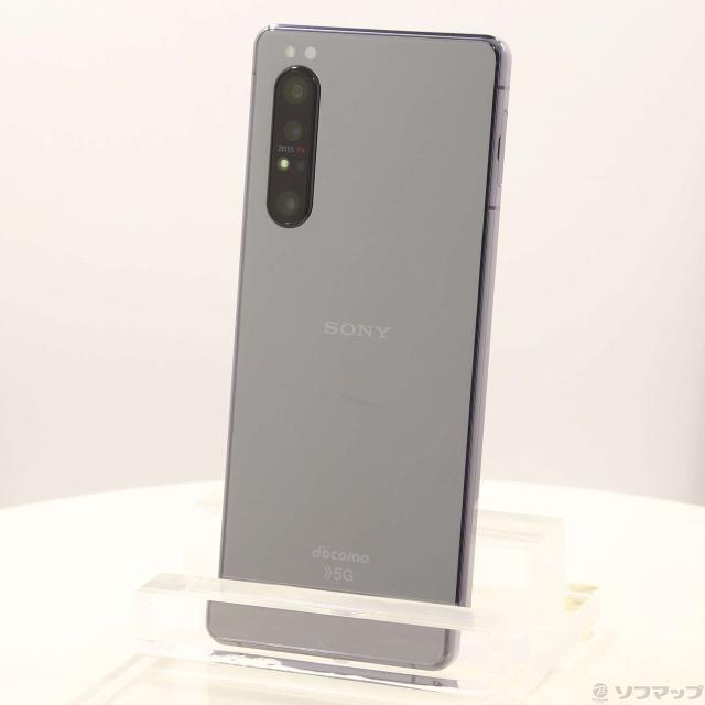 中古)SONY Xperia 1 II 128GB パープル SO-51A docomoロック解除SIM 