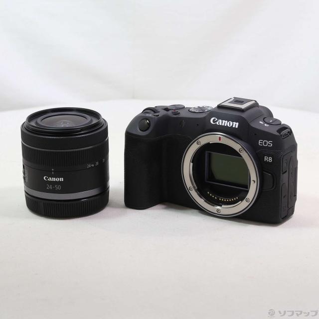 (中古)Canon EOS R8 RF24-50 IS STM レンズキット(251-ud)