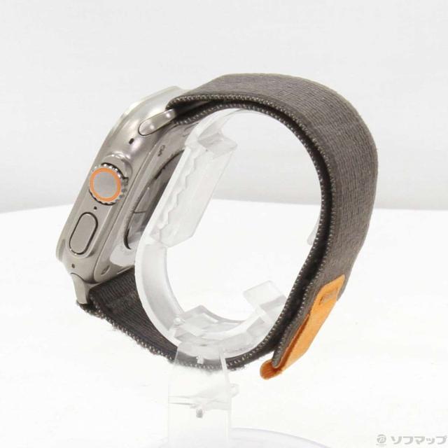 (中古)Apple Apple Watch Ultra GPS + Cellular 49mm チタニウムケース ブラック/グレイトレイルループ(305-ud)_1