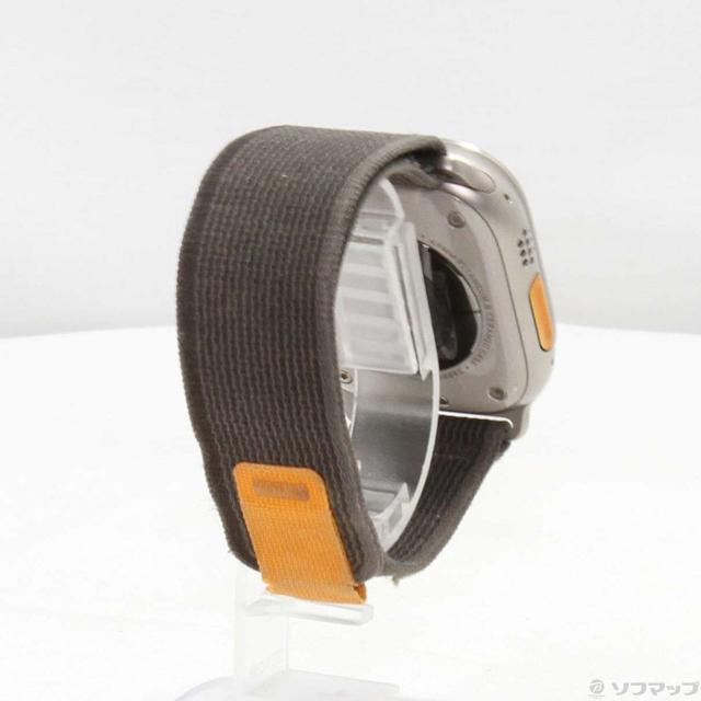 (中古)Apple Apple Watch Ultra GPS + Cellular 49mm チタニウムケース ブラック/グレイトレイルループ(305-ud)_2