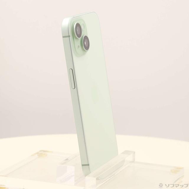 中古)Apple iPhone15 128GB グリーン MTMM3J/A SIMフリー(348-ud) 携帯