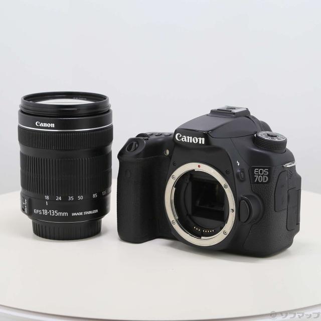 (中古)Canon EOS 70D (W) EF-S18-135 IS STM レンズキット (2020万画素/SDXC)(297-ud)