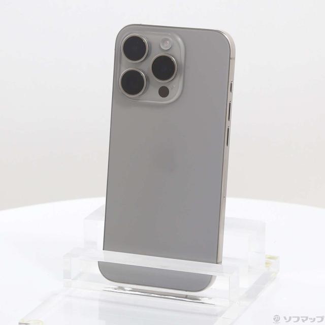 【無傷 修復歴無し】 iPhone 15Pro ナチュラルチタニウム 128GB 美品】iPhone 15 Pro 128GB ナチュラルチタニウム SIMフリー 修復歴