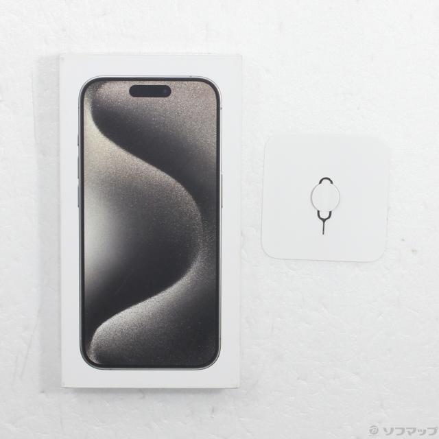 中古　iPhone 15pro ナチュラルチタニウム　128gb 中古)Apple iPhone15 Pro 128GB ナチュラルチタニウム MTU93J/A SIM