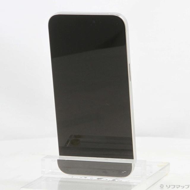 (中古)Apple iPhone15 Pro Max 256GB ホワイトチタニウム MU6Q3J/A SIMフリー(377-ud)