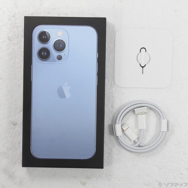 中古)Apple iPhone13 Pro 128GB シエラブルー MLUK3J/A SIMフリー(269