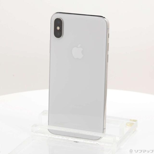 中古)Apple iPhoneX 256GB シルバー NQC22J/A SoftBank(196-ud) 携帯