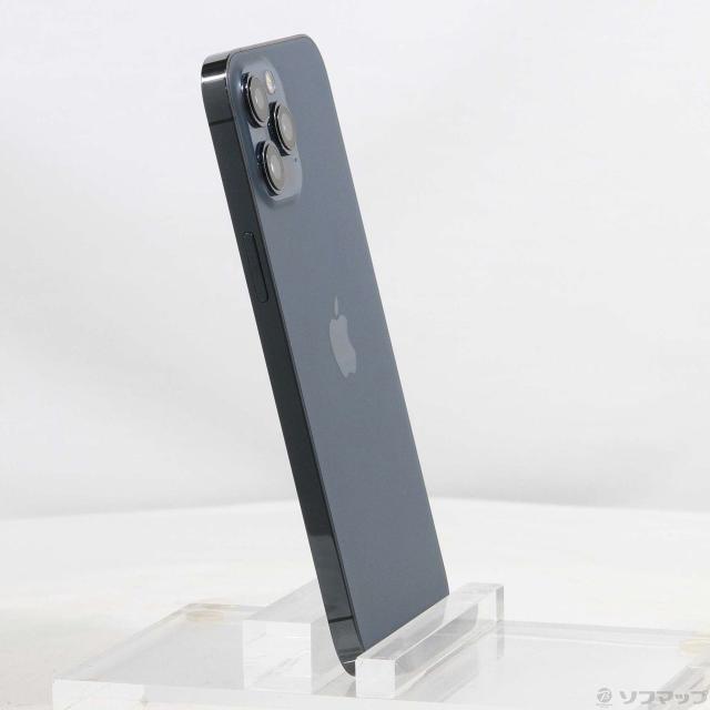 (中古)Apple iPhone12 Pro Max 256GB パシフィックブルー MGD23J/A SIMフリー(348-ud)