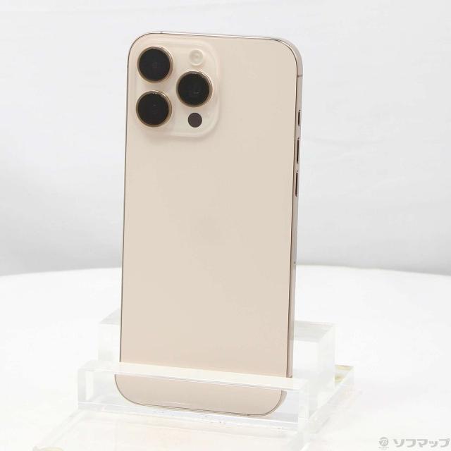 (中古)Apple iPhone16 Pro Max 256GB デザートチタニウム MYWJ3J/A SIMフリー(377-ud)