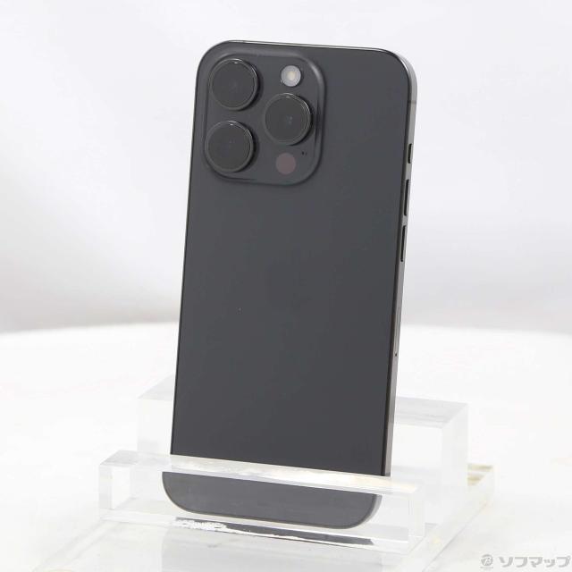 中古)Apple iPhone15 Pro 128GB ブラックチタニウム MTU73J/A SIM 