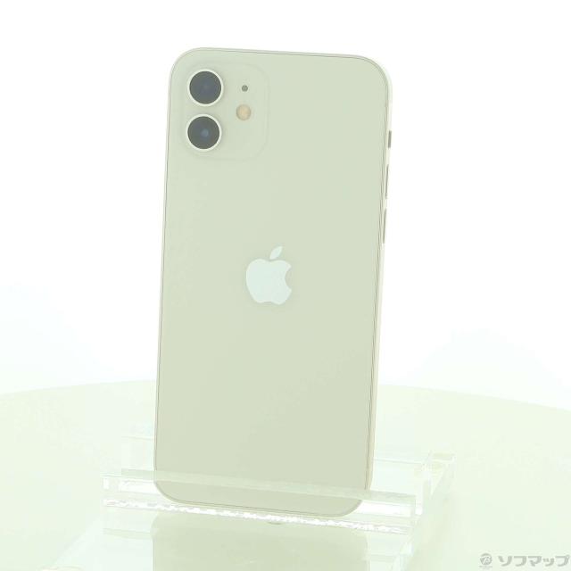 中古)Apple iPhone12 64GB ホワイト MGHP3J/A SIMフリー(198-ud)