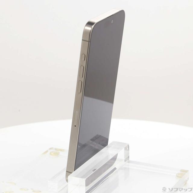 (中古)Apple iPhone15 Pro Max 256GB ナチュラルチタニウム MU6R3J/A SIMフリー(295-ud)