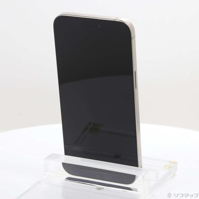 (中古)Apple iPhone15 Pro Max 256GB ナチュラルチタニウム MU6R3J/A SIMフリー(295-ud)