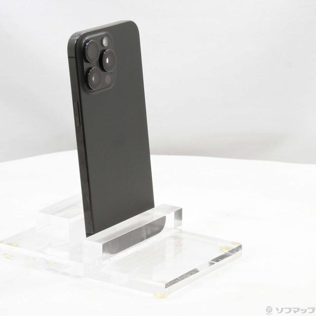 (中古)Apple iPhone15 Pro Max 256GB ブラックチタニウム MU6P3J/A SIMフリー(348-ud)