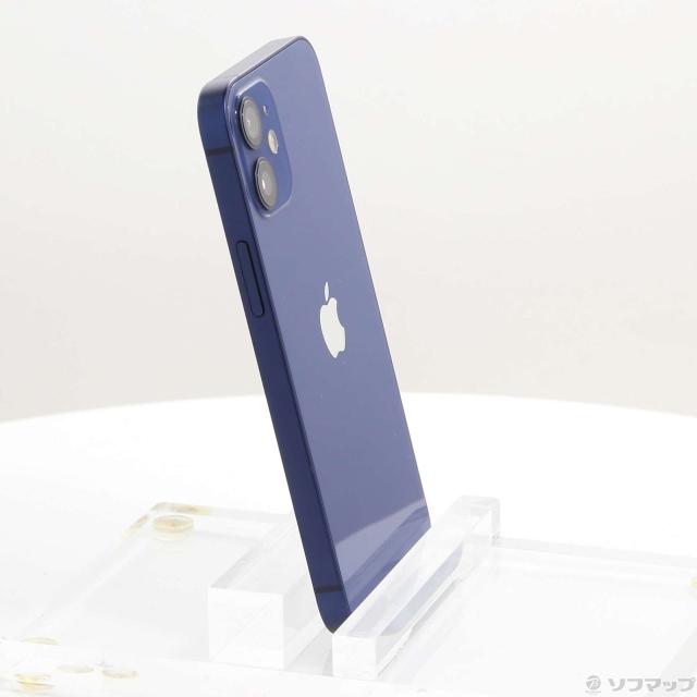 中古)Apple iPhone12 mini 128GB ブルー MGDP3J/A SIMフリー(348-ud)の 