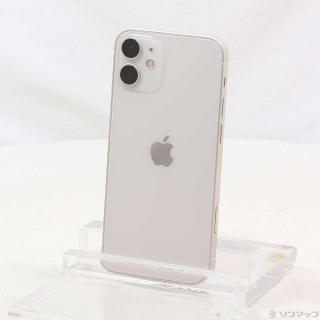 (中古)Apple iPhone12 mini 64GB ホワイト MGA63J/A SoftBank(377-ud)