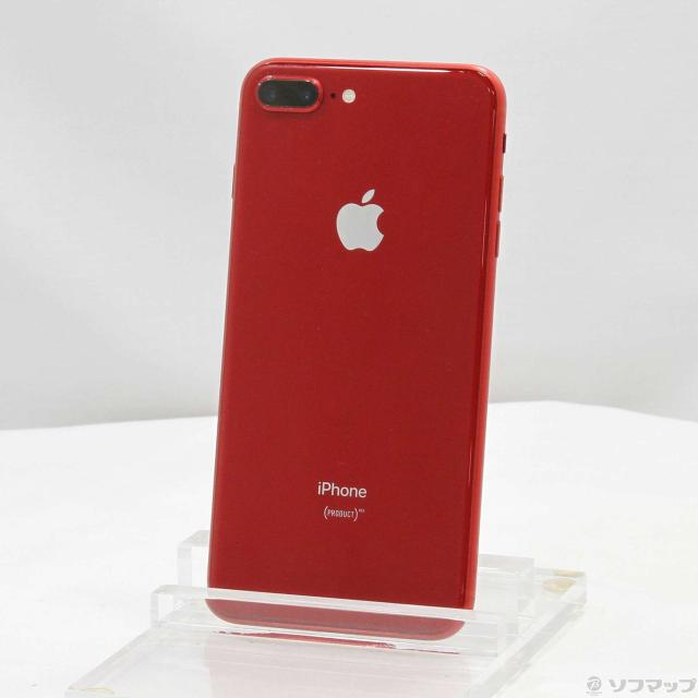 (中古)Apple iPhone8 Plus 256GB レッド MRTM2J/A SoftBank(377-ud)