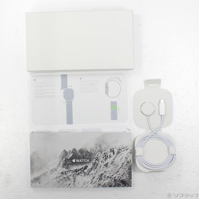 (中古)Apple Apple Watch Ultra GPS + Cellular 49mm チタニウムケース オレンジアルパインループ(196-ud)_4