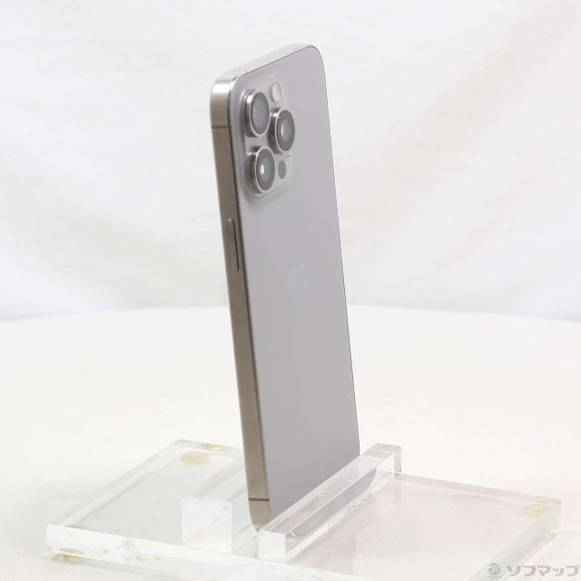 (中古)Apple iPhone15 Pro Max 256GB ナチュラルチタニウム MU6R3J/A SIMフリー(348-ud)