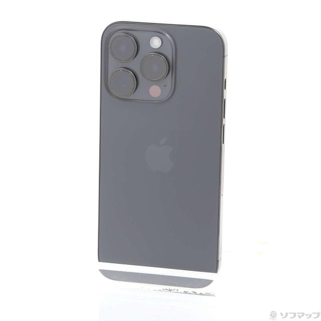 (中古)Apple iPhone15 Pro 256GB ブラックチタニウム MTUC3J/A SIMフリー(305-ud)