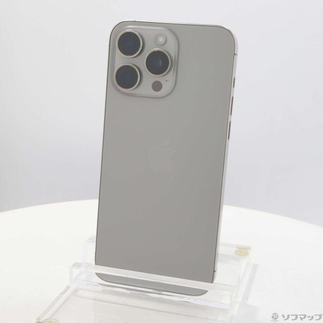(中古)Apple iPhone15 Pro Max 256GB ナチュラルチタニウム MU6R3J/A SIMフリー(269-ud)