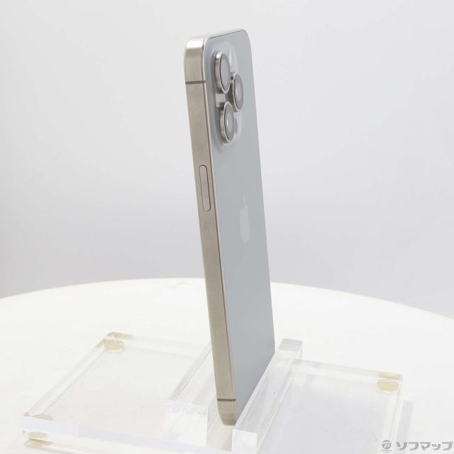 (中古)Apple iPhone15 Pro Max 256GB ナチュラルチタニウム MU6R3J/A SIMフリー(269-ud)