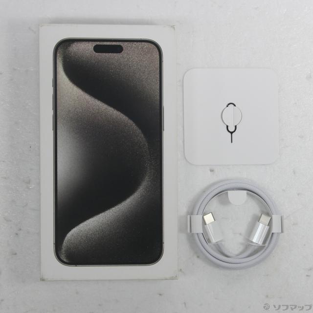 (中古)Apple iPhone15 Pro Max 256GB ナチュラルチタニウム MU6R3J/A SIMフリー(269-ud)