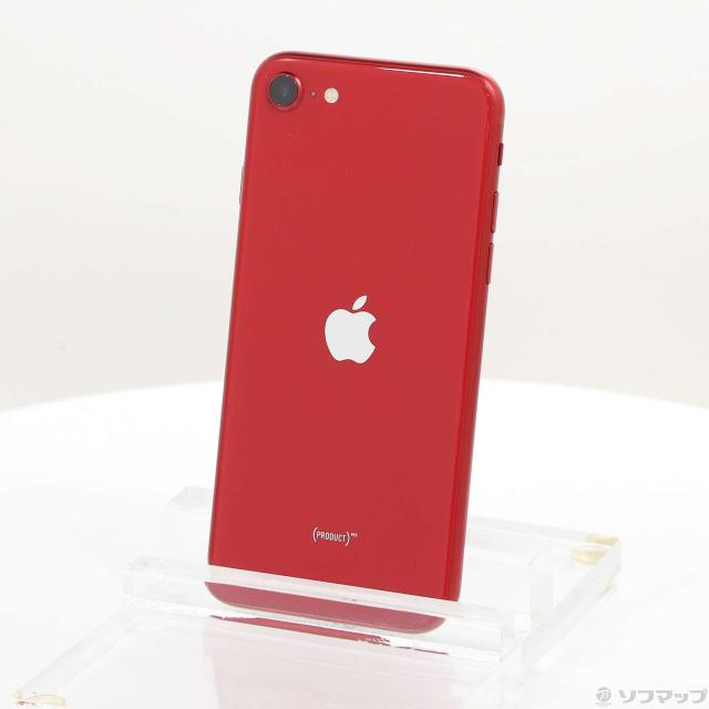 中古)Apple iPhone SE 第2世代 128GB プロダクトレッド MXD22J/A SIM
