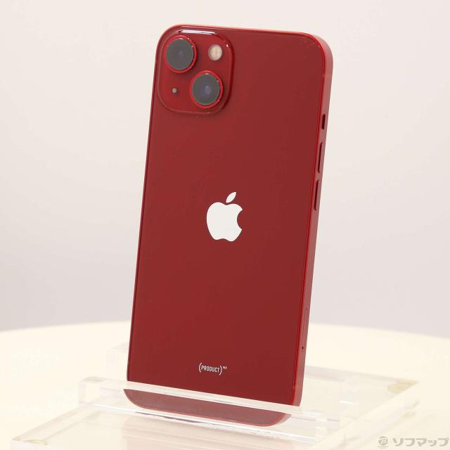 (中古)Apple iPhone13 128GB プロダクトレッド MLNF3J/A SIMフリー(371-ud)