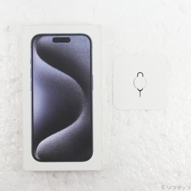 中古)Apple iPhone15 Pro 128GB ブルーチタニウム MTUA3J/A SIMフリー