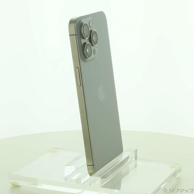 (中古)Apple iPhone15 Pro Max 256GB ナチュラルチタニウム MU6R3J/A SIMフリー(377-ud)