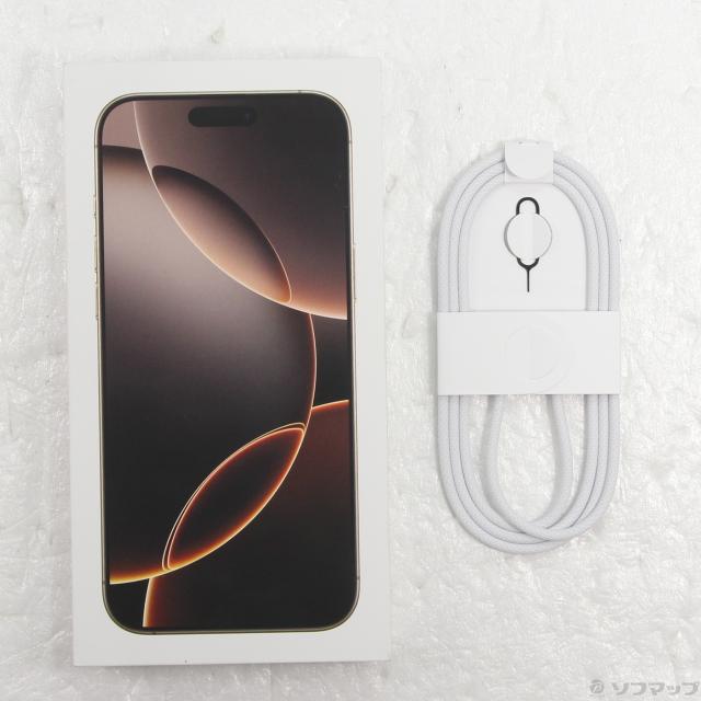 (中古)Apple iPhone16 Pro Max 256GB デザートチタニウム MYWJ3J/A SIMフリー(377-ud)_4