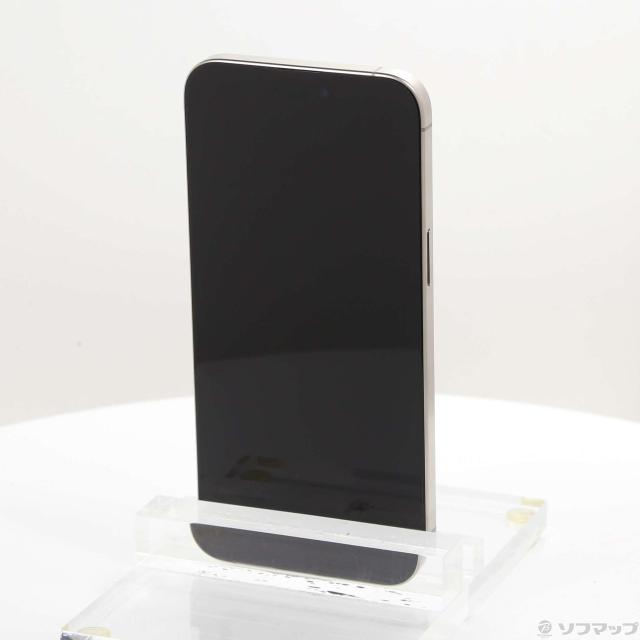 (中古)Apple iPhone15 Pro Max 256GB ナチュラルチタニウム MU6R3J/A SIMフリー(297-ud)