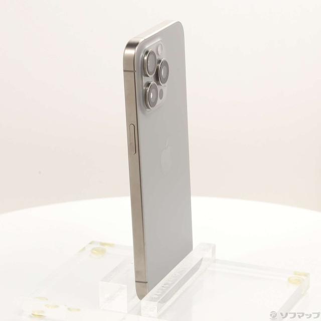 (中古)Apple iPhone15 Pro Max 256GB ナチュラルチタニウム MU6R3J/A SIMフリー(297-ud)