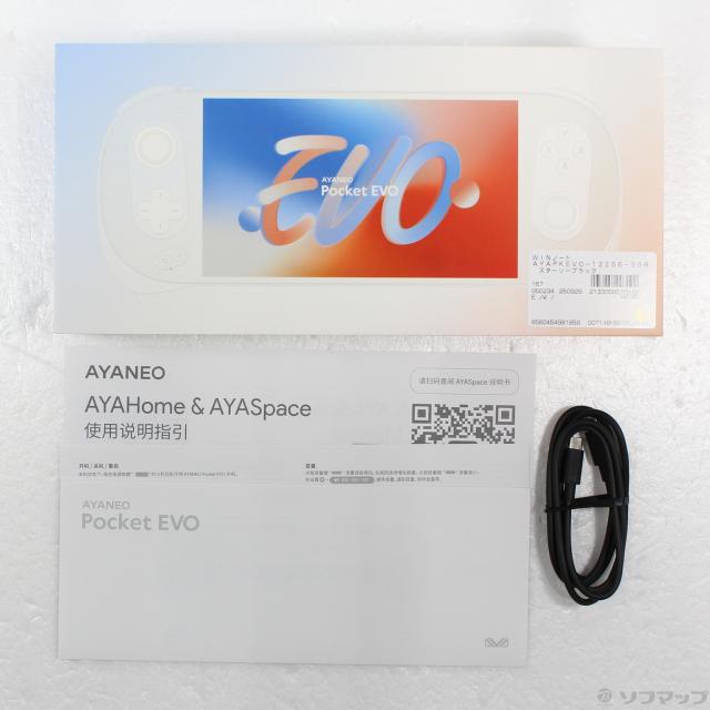 (中古)AYANEO AYANEO Pocket EVO 256GB スターリーブラック AYAPKEVO-12256-SBR Wi-Fi(344-ud)_4