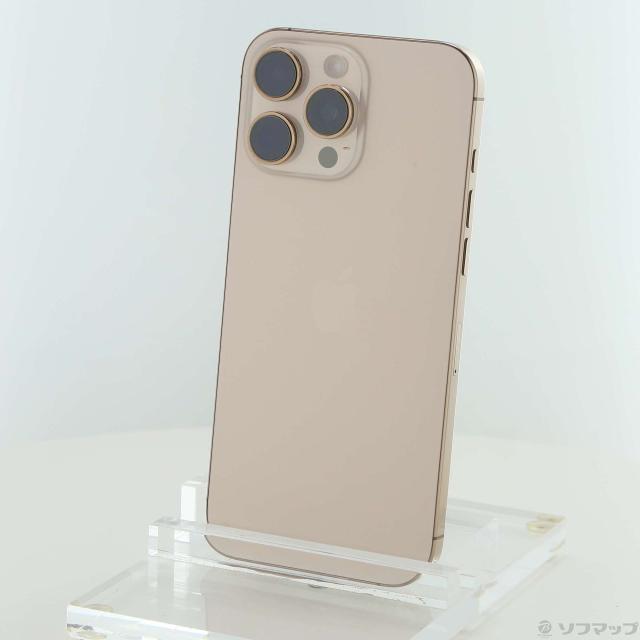 (中古)Apple iPhone16 Pro Max 256GB デザートチタニウム MYWJ3J/A SIMフリー(276-ud)