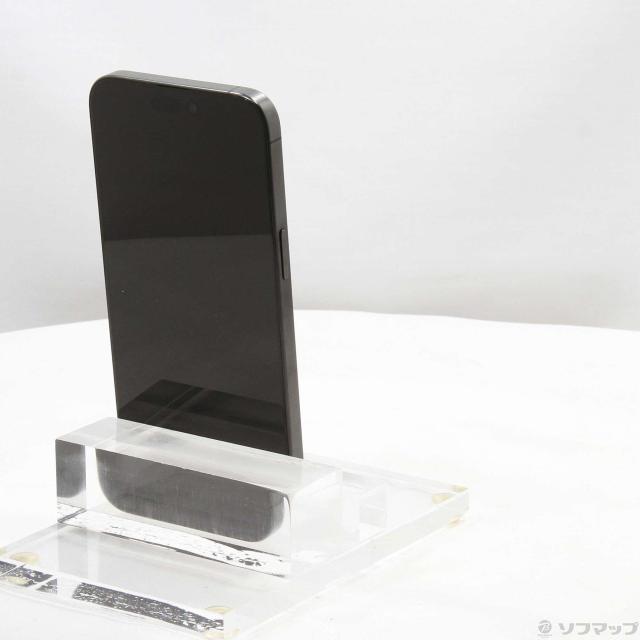 (中古)Apple iPhone15 Pro Max 256GB ブラックチタニウム MU6P3J/A SIMフリー(251-ud)