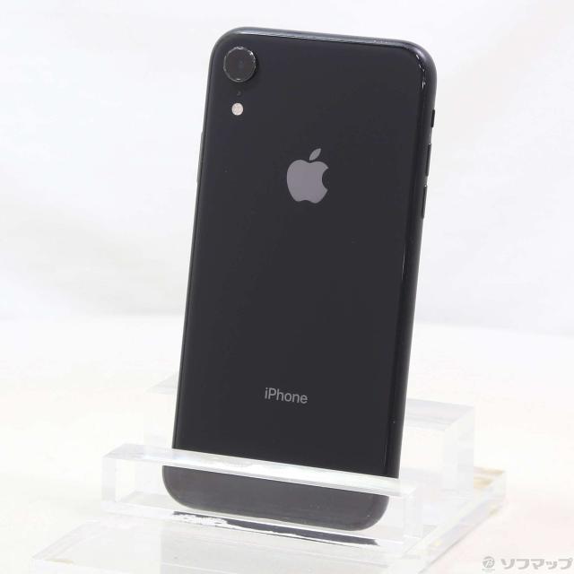(中古)Apple iPhoneXR 256GB ブラック MT0V2J/A SIMフリー(247-ud)
