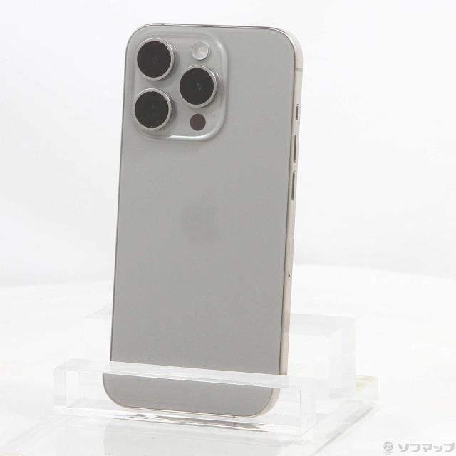 中古)Apple iPhone15 Pro 128GB ナチュラルチタニウム MTU93J/A SIM