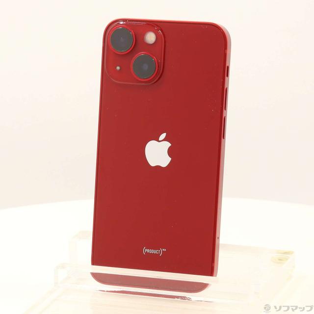 (中古)Apple iPhone13 mini 128GB プロダクトレッド MLJG3J/A SIMフリー(348-ud)