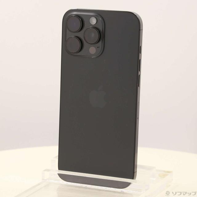 (中古)Apple iPhone16 Pro Max 256GB ブラックチタニウム 3N528J/A SIMフリー(247-ud)