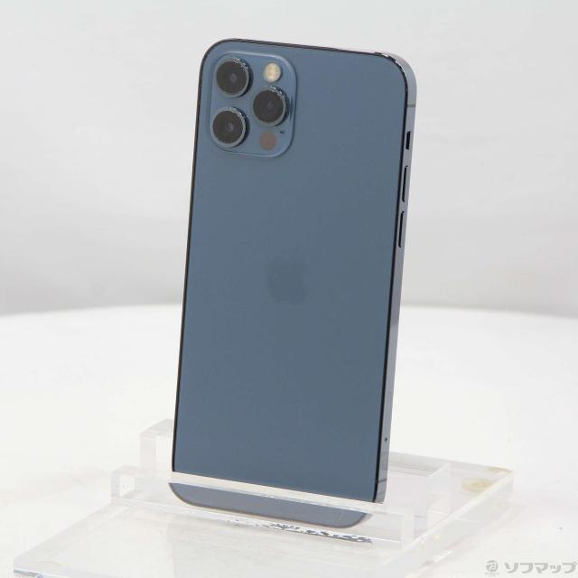 (中古)Apple iPhone12 Pro 256GB パシフィックブルー MGMD3J/A SIMフリー(276-ud)