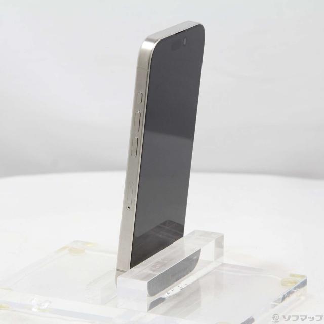 中古)Apple iPhone15 Pro 128GB ホワイトチタニウム MTU83J/A SIM