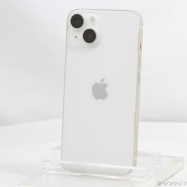 (中古)Apple iPhone14 128GB スターライト MPUQ3J/A SIMフリー(305-ud)