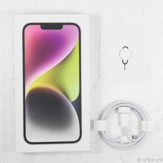 (中古)Apple iPhone14 128GB スターライト MPUQ3J/A SIMフリー(305-ud)_4