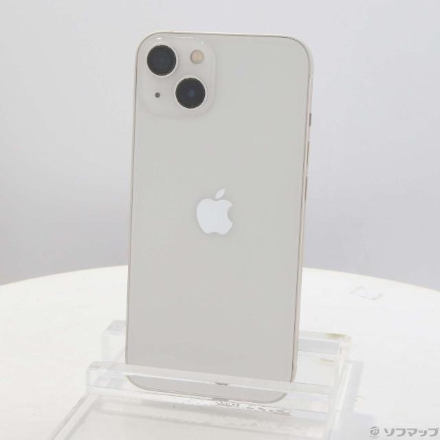 (中古)Apple iPhone13 256GB スターライト MLNJ3J/A SIMフリー(247-ud)